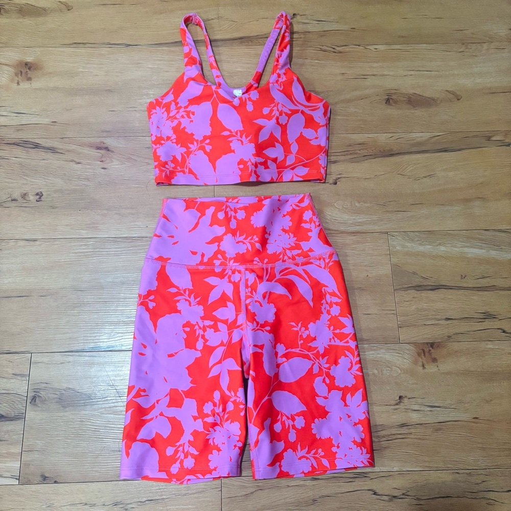 SAGE Collective Floral Pattern Workout Set